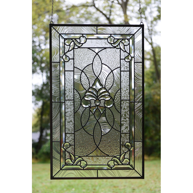 Decorative window store glass panels